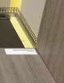 Listwa brodzikowa przyścienna spadkowa prawa